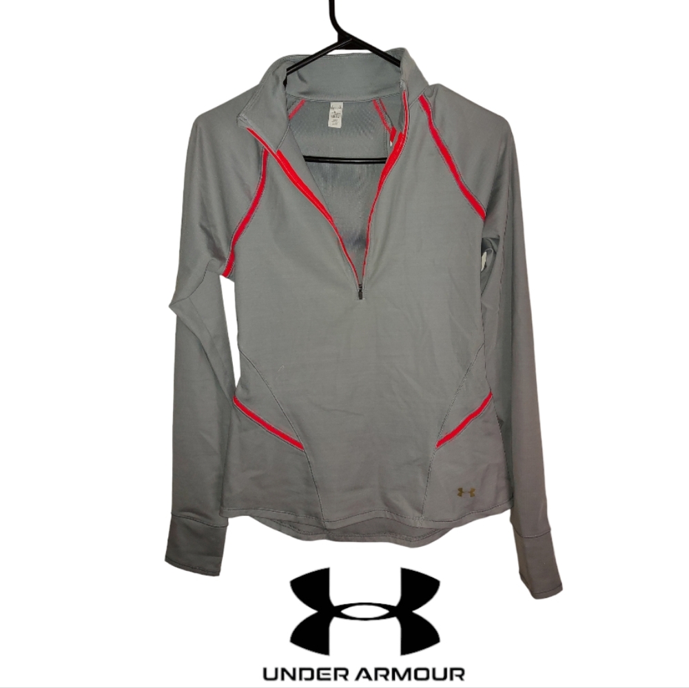 Under Armour Grey Open Back Half Zip Jacket